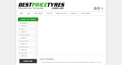 Desktop Screenshot of bestpricetyres.com.au